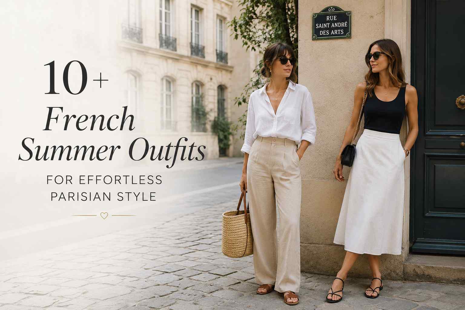 10+ French Summer Outfits for Effortless Parisian Style