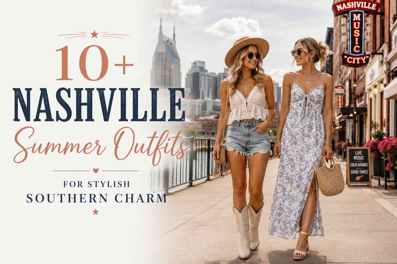 10+ Nashville Summer Outfits for Stylish Southern Charm
