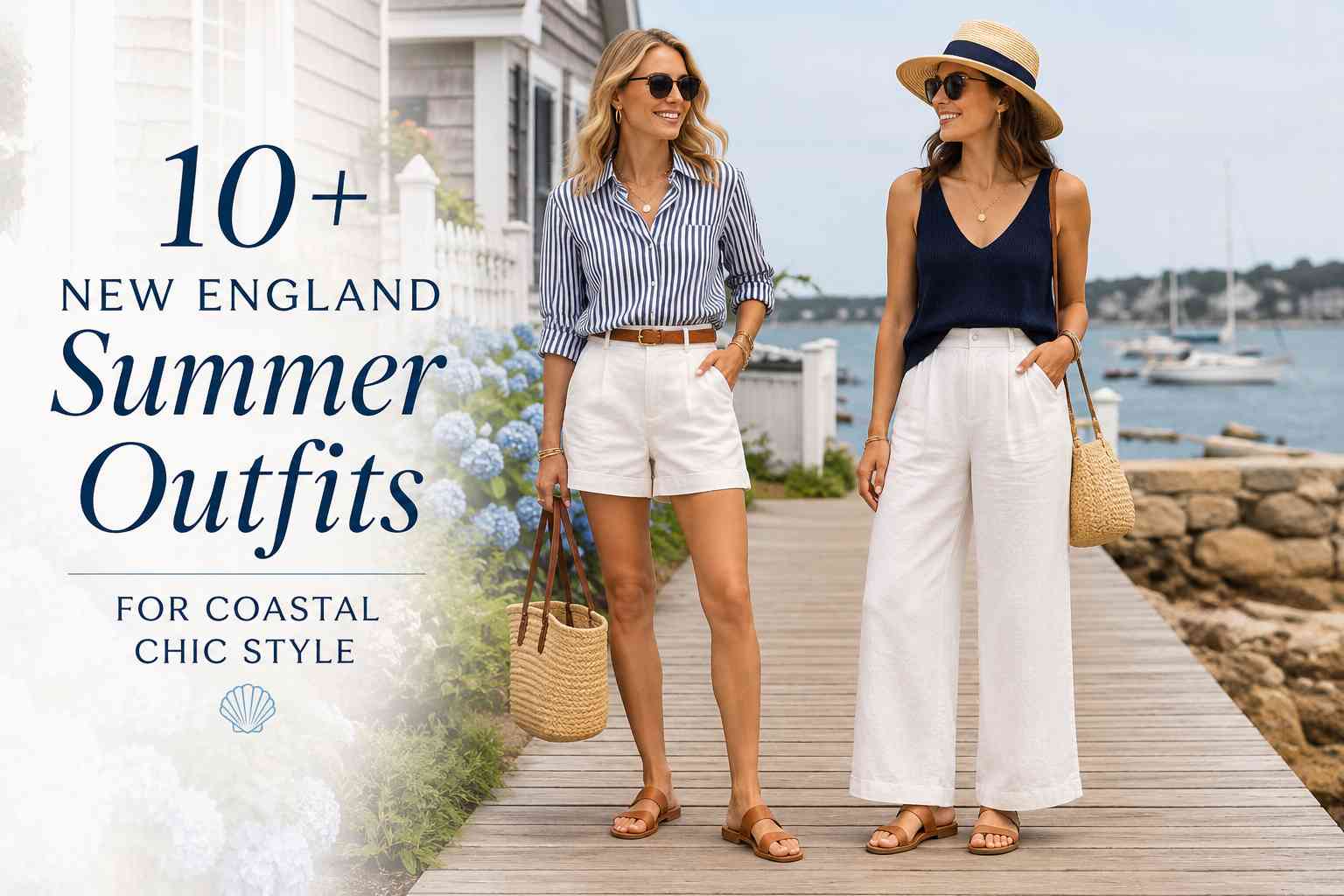 10+ New England Summer Outfits for Coastal Chic Style