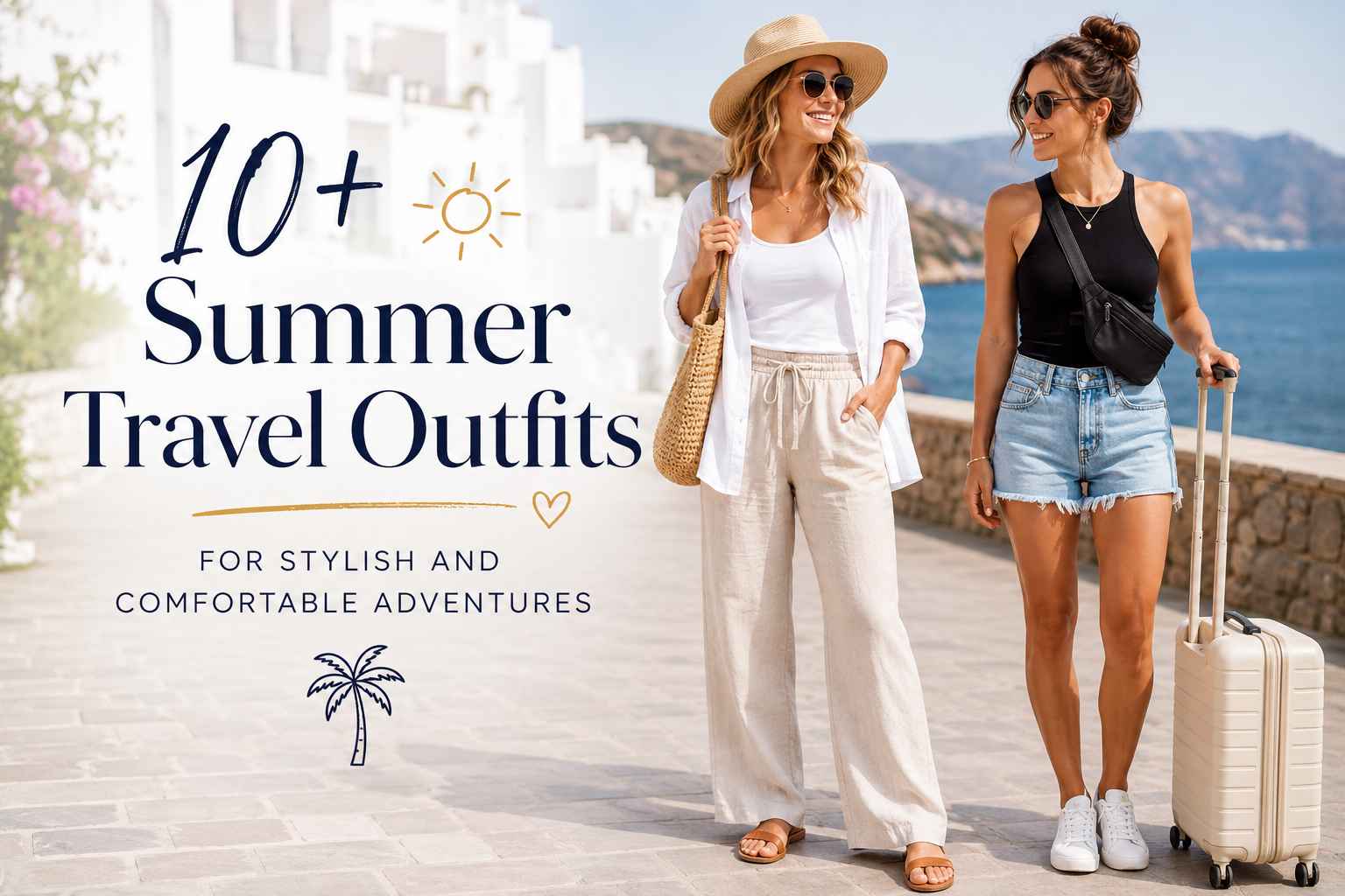10+ Summer Travel Outfits for Stylish and Comfortable Adventures