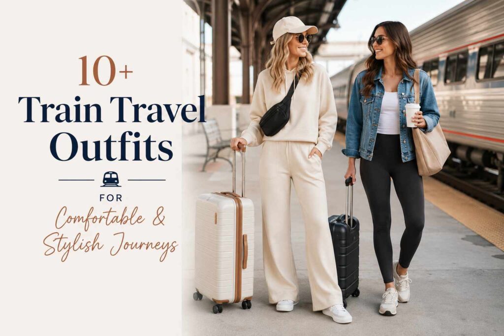 10+ Train Travel Outfits