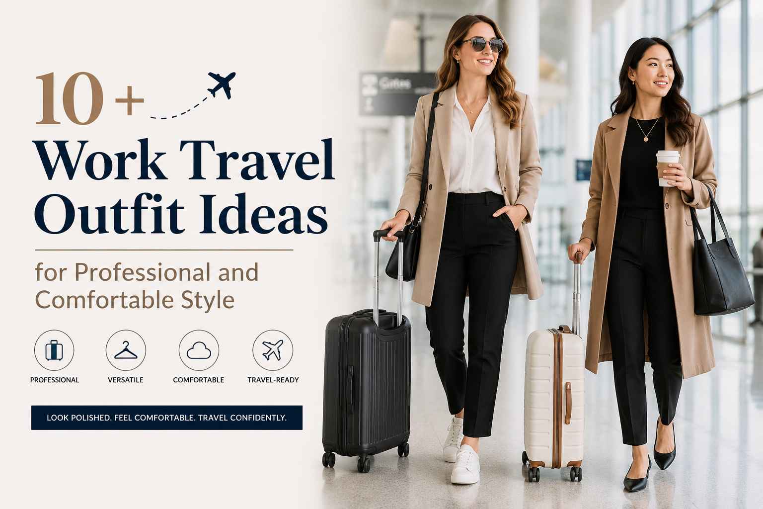 10+ Work Travel Outfits for Professional and Comfortable Style