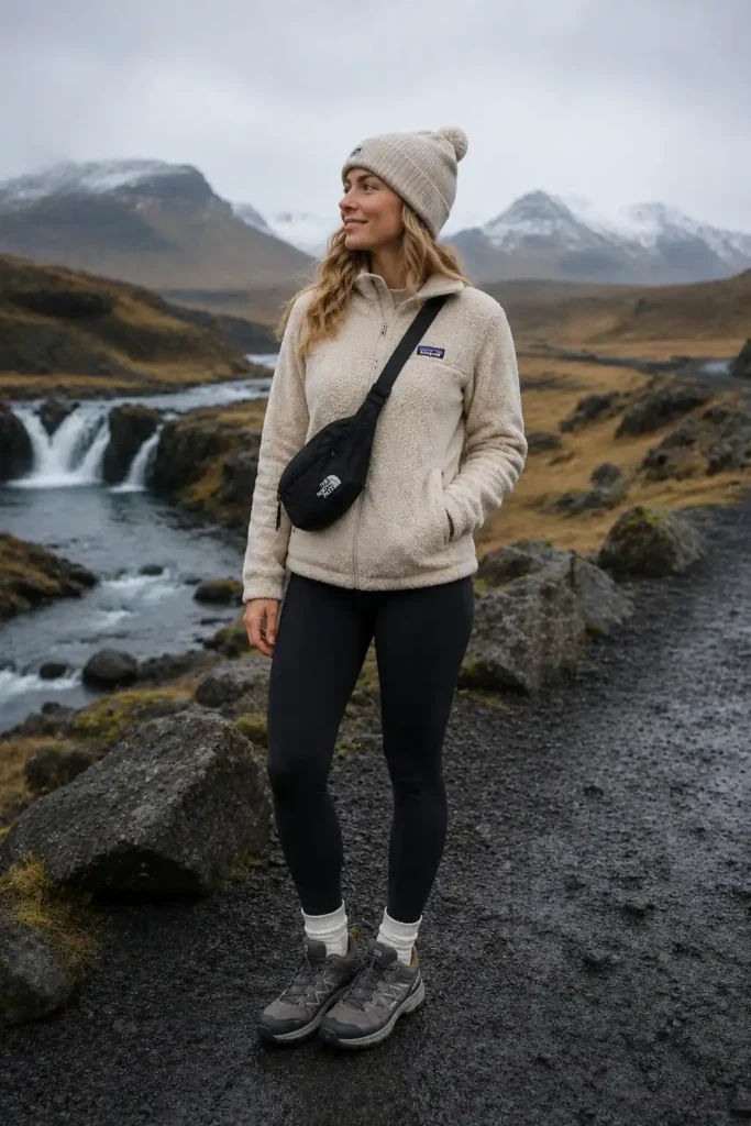 4. Fleece Pullover and Leggings