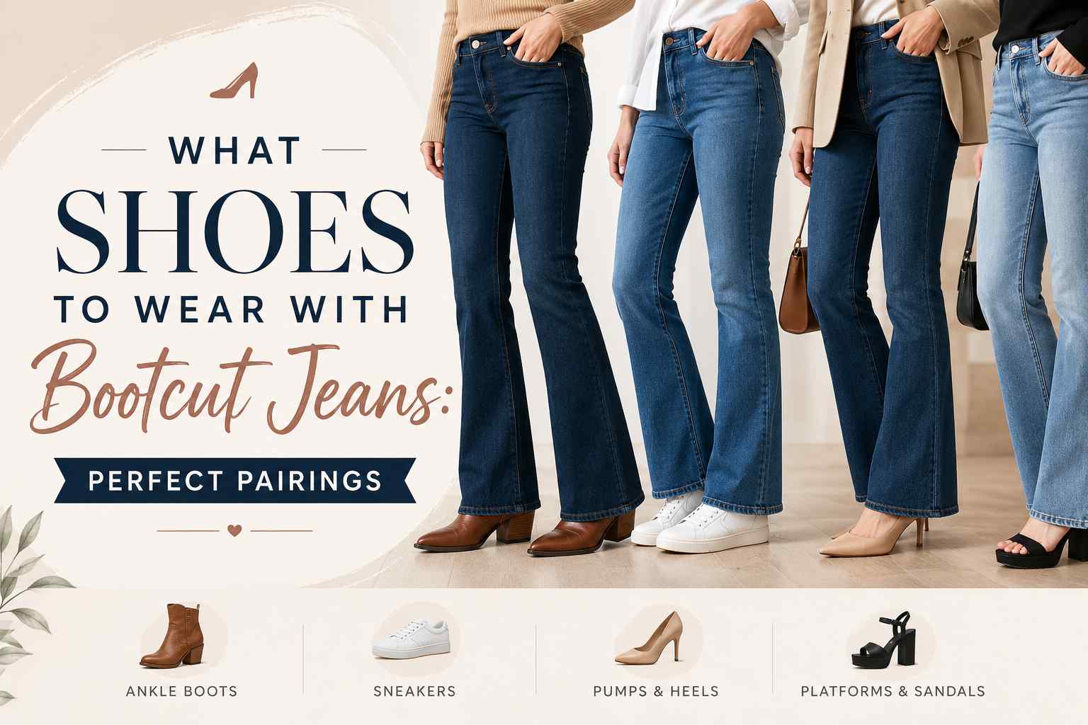What Shoes to Wear With Bootcut Jeans: Perfect Pairings