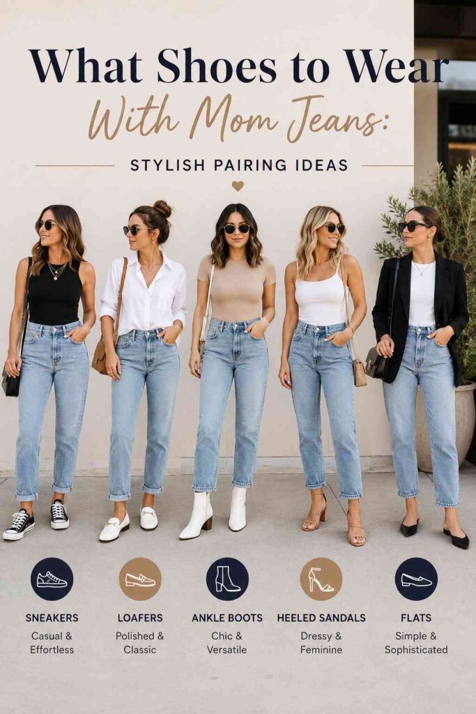 What Shoes to Wear With Mom Jeans